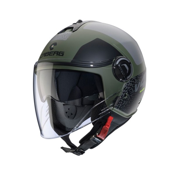 Caberg Caberg Riviera V4X Alpha Matt Military Green/Blk/Grey Helmet